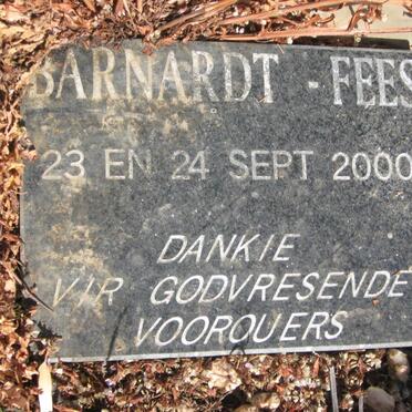 BARNARDT Barend Jacobus 1852-1895 &amp; Clasina TERBURGH -1922 