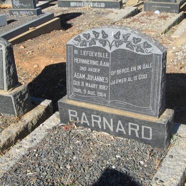BARNARD Adam Johannes 1887-1964