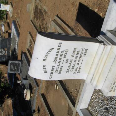 CELLARIUS Gerrit Johannes 1859-1938 &amp; Sarah Ann ANTHONY 1847-1930