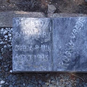 DICKSON John Henry 1914-1985