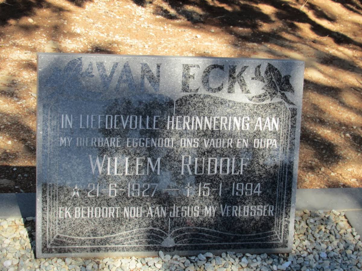 ECK Willem Rudolf, van 1927-1994