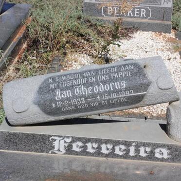 FERREIRA Jan Theodorus 1933-1993