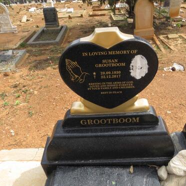 GROOTBOOM Susan 1930-2017