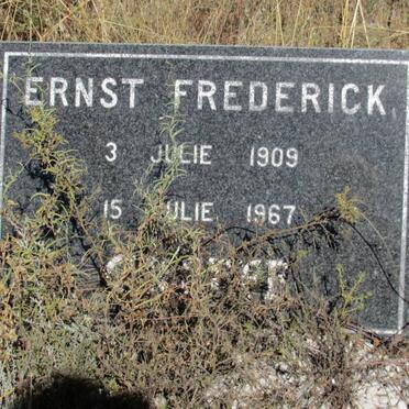 GREEFF Ernst Frederick 1909-1967 &amp; Vera Harriet 1912-1989