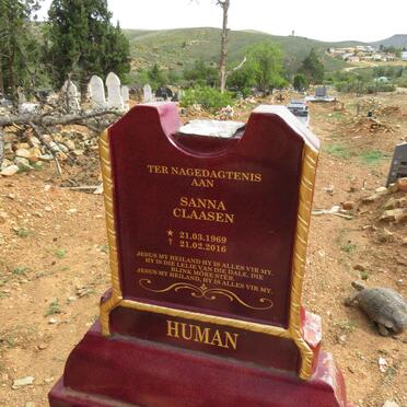 HUMAN Sanna Claasen 1969-2016