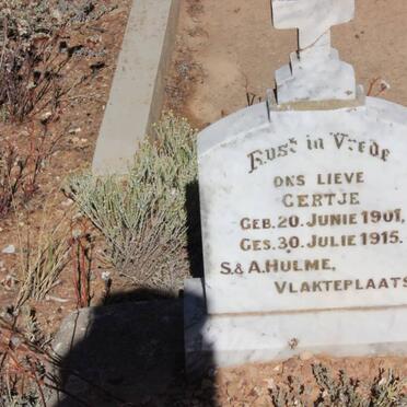 HULME Gertje 1901-1915