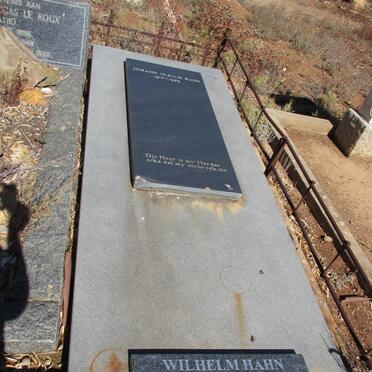 HAHN Johann Ulrich 1914-1973 :: HAHN Wilhelm 1951-2008