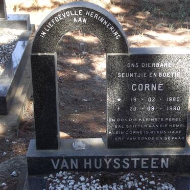 HUYSSTEEN Corne, van 1980-1980