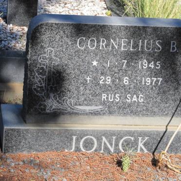 JONCK Cornelius B. 1945-1977