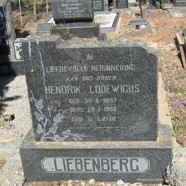 LIEBENBERG Hendrik Lodewicus 1897-1960