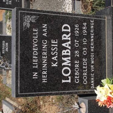 LOMBARD Kassie 1926-1984