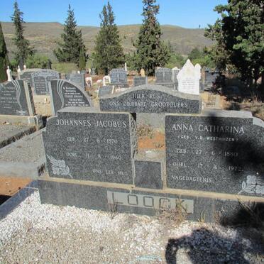 LOOCK Johannes Jacobus 1870-1960 &amp; Anna Catharina van der WESTHUIZEN 1880-1972