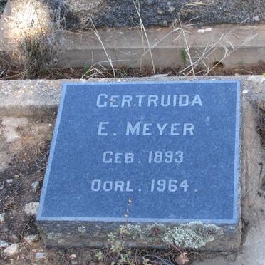 MEYER Gertruida E. 1893-1964