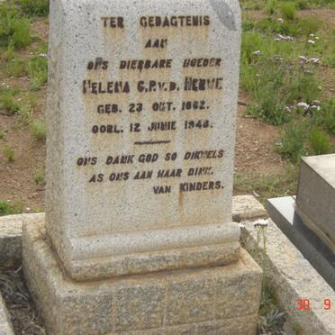 MERWE Helena C.P., v.d 1862-1948