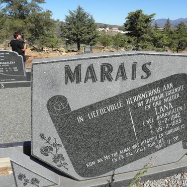 MARAIS Lana nee BARKHUIZEN 1942-1995