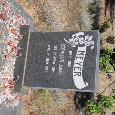 MEYER Cornelius 1905-1971