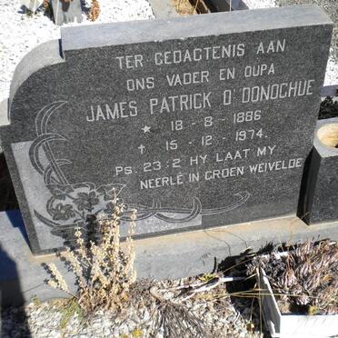 O'DONOCHUE James Patrick 1886-1974 &amp; Dorothea Maria JONKER 1896-1970