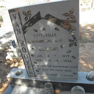 ROOYEN Elmari, van 1977-1994