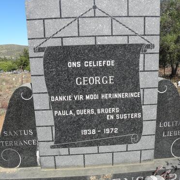 RENSBURG George, Janse van 1938-1972