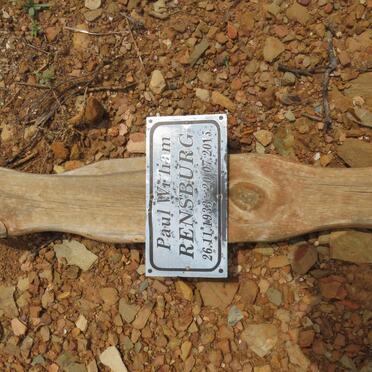 RENSBURG Paul William 1936-2015