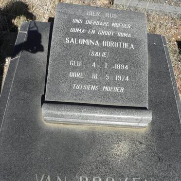 ROOYEN Salomina Dorothea, van 1894-1974