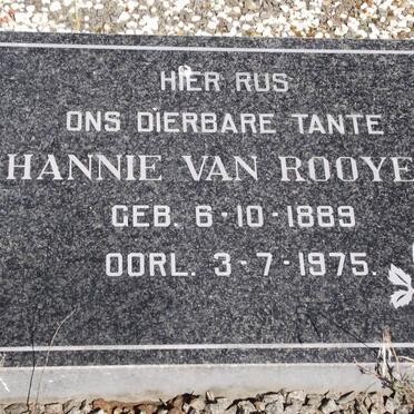 ROOYEN Hannie, van 1889-1975