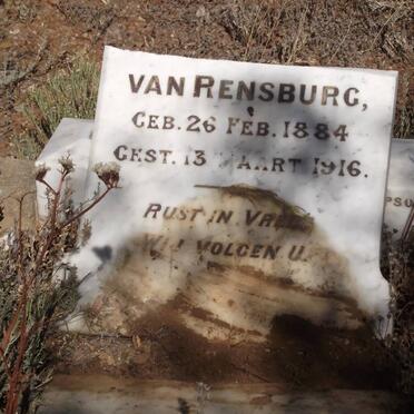RENSBURG van 1884-1916