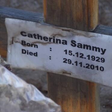 SAMMY Catherina 1929-2010