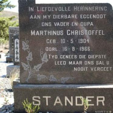 STANDER Marthinus Christoffel 1904-1966