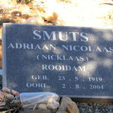 SMUTS Adriaan Nicolaas 1919-2004