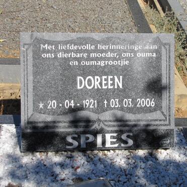 SPIES Doreen 1921-2006