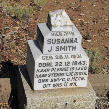 SMITH Susanna J. 1931-1943
