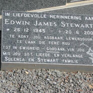 STEWART Edwin 1917-1996 &amp; Johanna E. STEWART 1925-1998 :: STEWART Edwin James 1945-2000