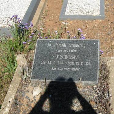 SCHOEMAN S.J. 1880-1953