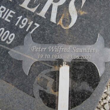 SAUNDERS Peter Wilfred 1935-2022