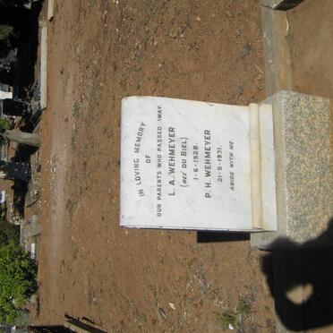 WEHMEYER P.H. -1931 &amp; L.A. du BIEL -1928