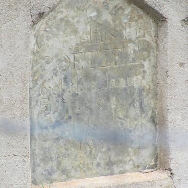 COETZEE Cornelius ? 1904-1904