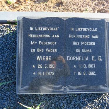 ? Wiebe 1901-1972 & Cornelia E.C. 1907-1982