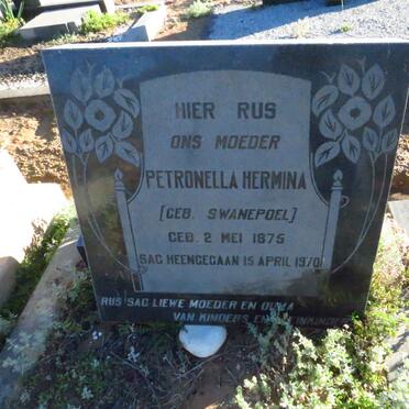 ? Petronella Hermina nee SWANEPOEL 1875-1970