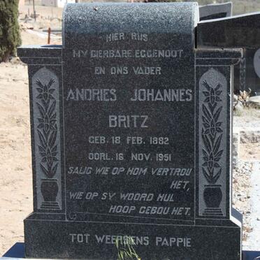 BRITZ  Andries Johannes 1882-1951