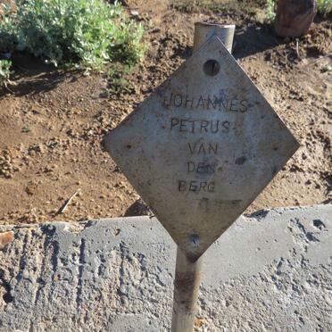 BERG Johannes Petrus, van den 
