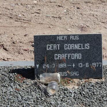 CRAFFORD Gert Cornelis 1919-1977