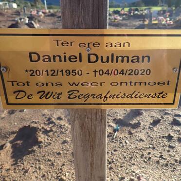DULMAN Daniel 1950-2020