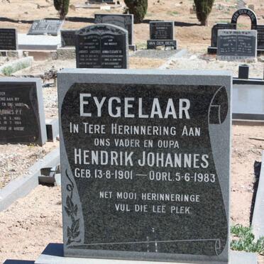 EYGELAAR Hendrik Johannes 1901-1983