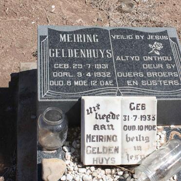 GELDENHUYS Meiring 1931-1932 :: GELDENHUYS Meiring 1933-