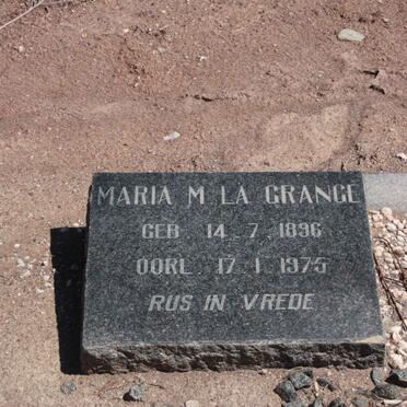 GRANGE Maria M., la 1896-1975