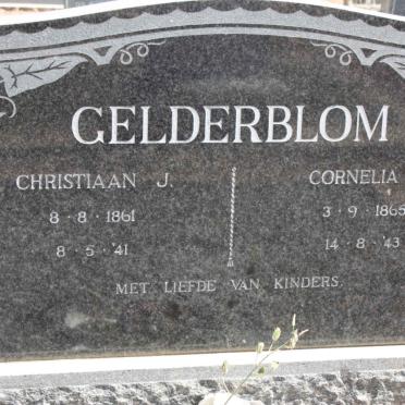 GELDERBLOM Christiaan J. 1861-1941 &amp; Cornelia J. 1865-1943
