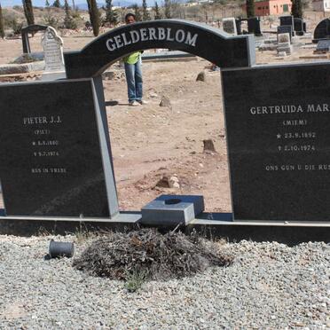 GELDERBLOM Pieter J.J. 1880-1974 &amp; Gertruida Maria 1892-1974