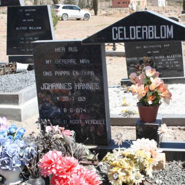 GELDERBLOM Johannes 1921-1974