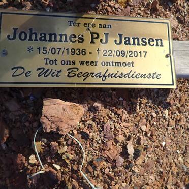 JANSEN Johannes P. J. 1936-2017